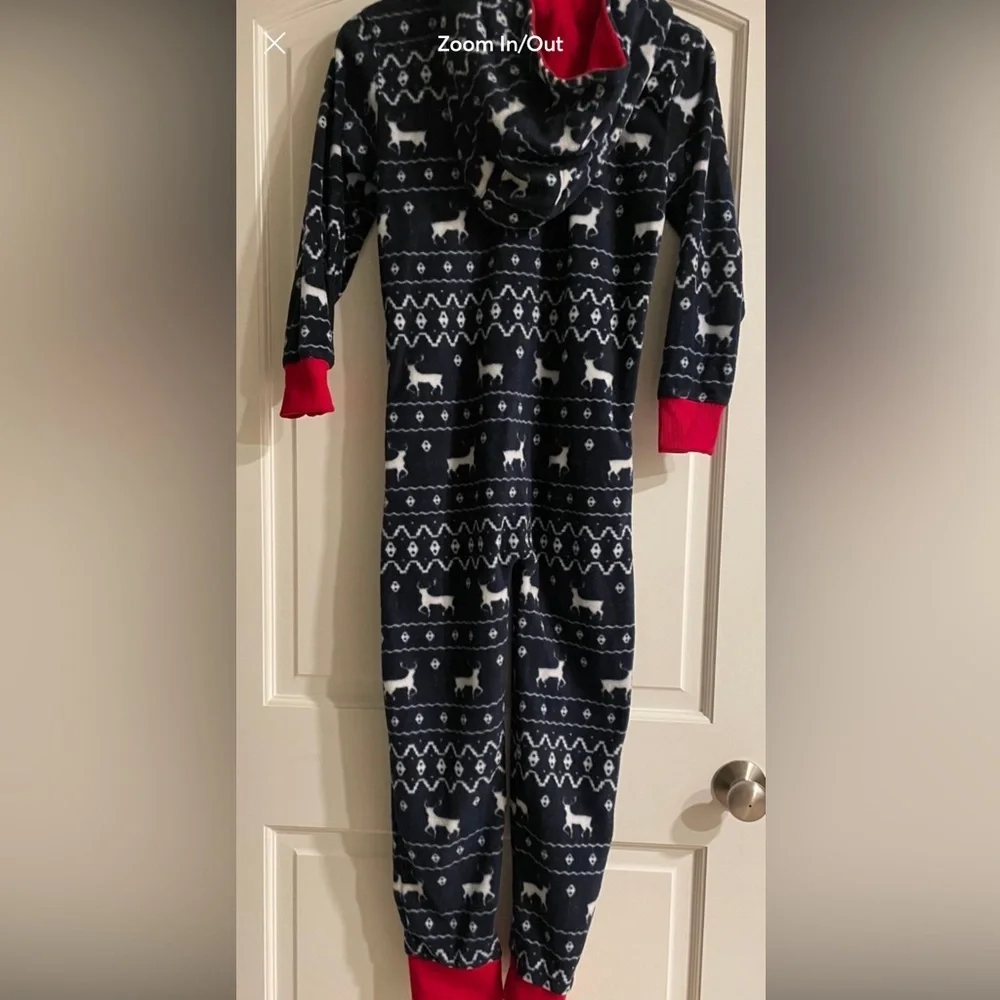 Tipsy Elves Black and White Reindeer Jumpsuit